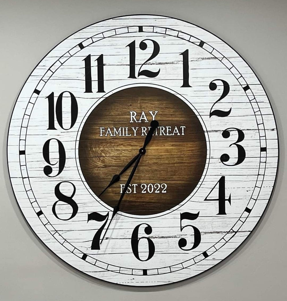 Old Paint Wall Clock - CustomBigClocks