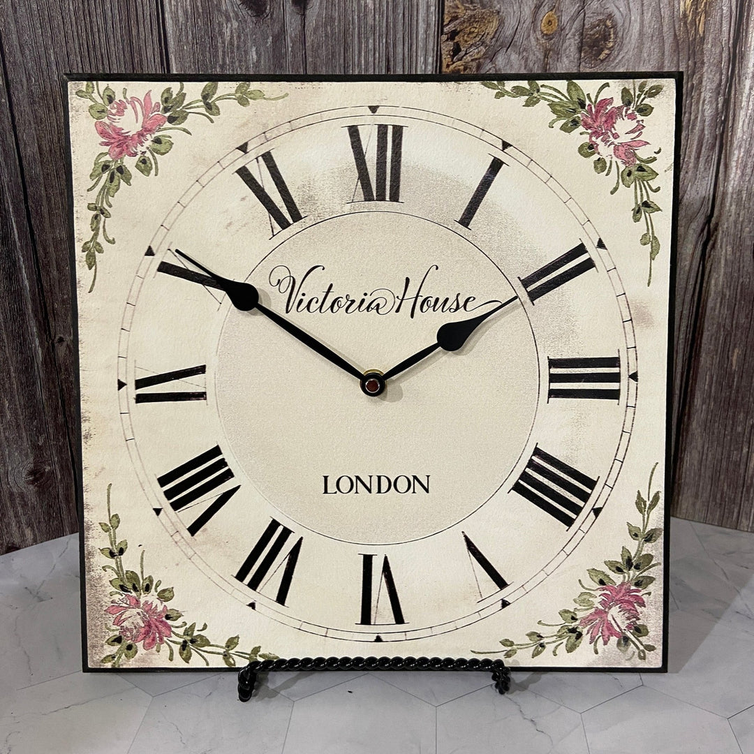 Victorian Square Wall Clock - CustomBigClocks