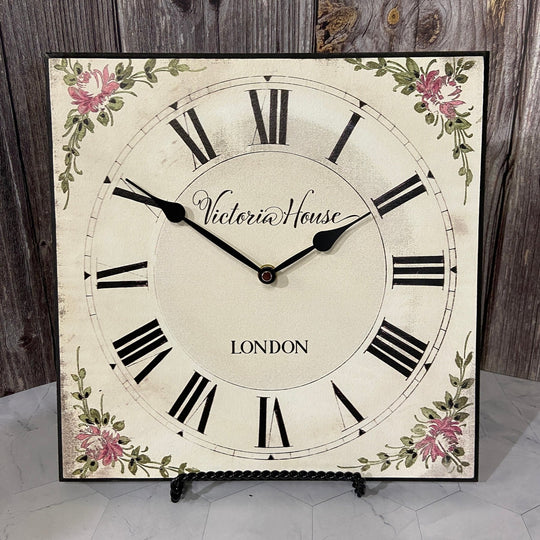 Victorian Square Wall Clock - CustomBigClocks