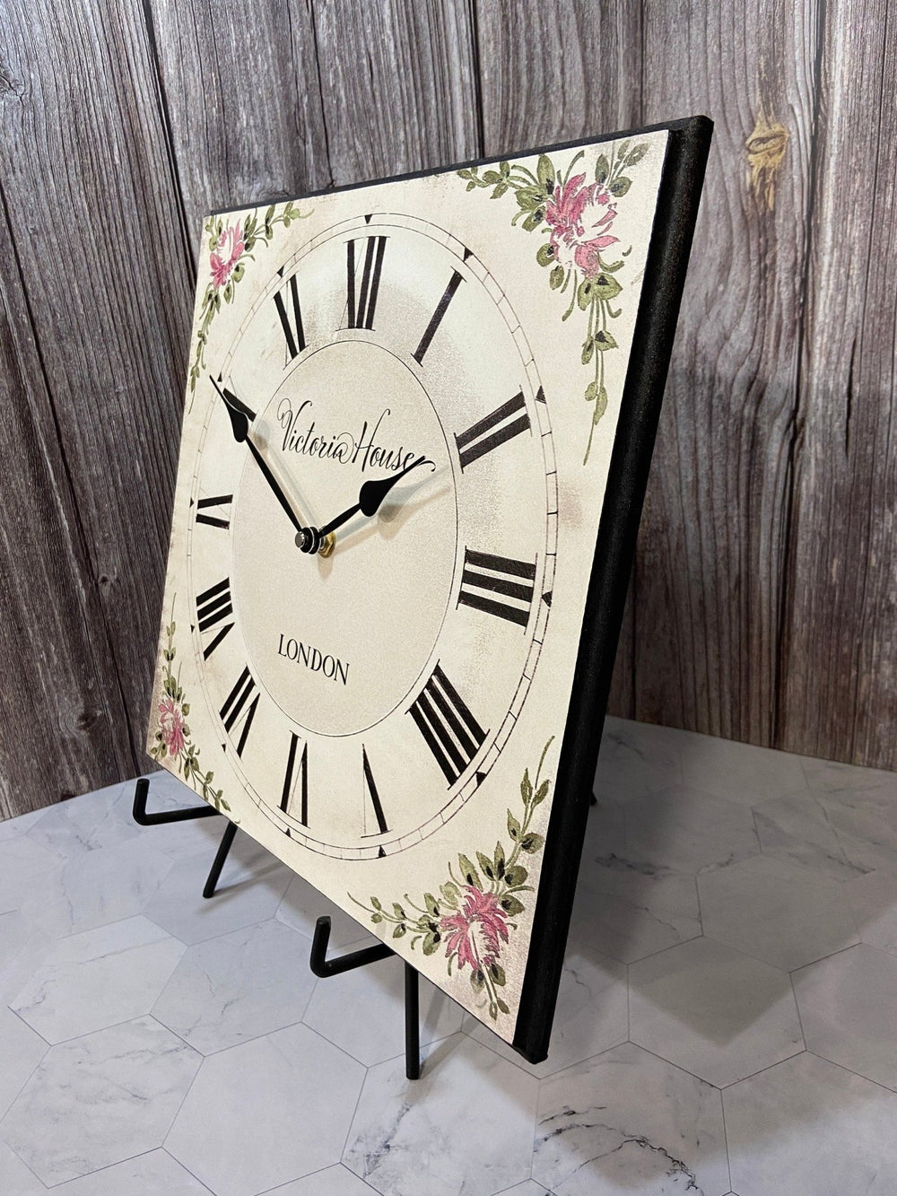 Victorian Square Wall Clock - CustomBigClocks