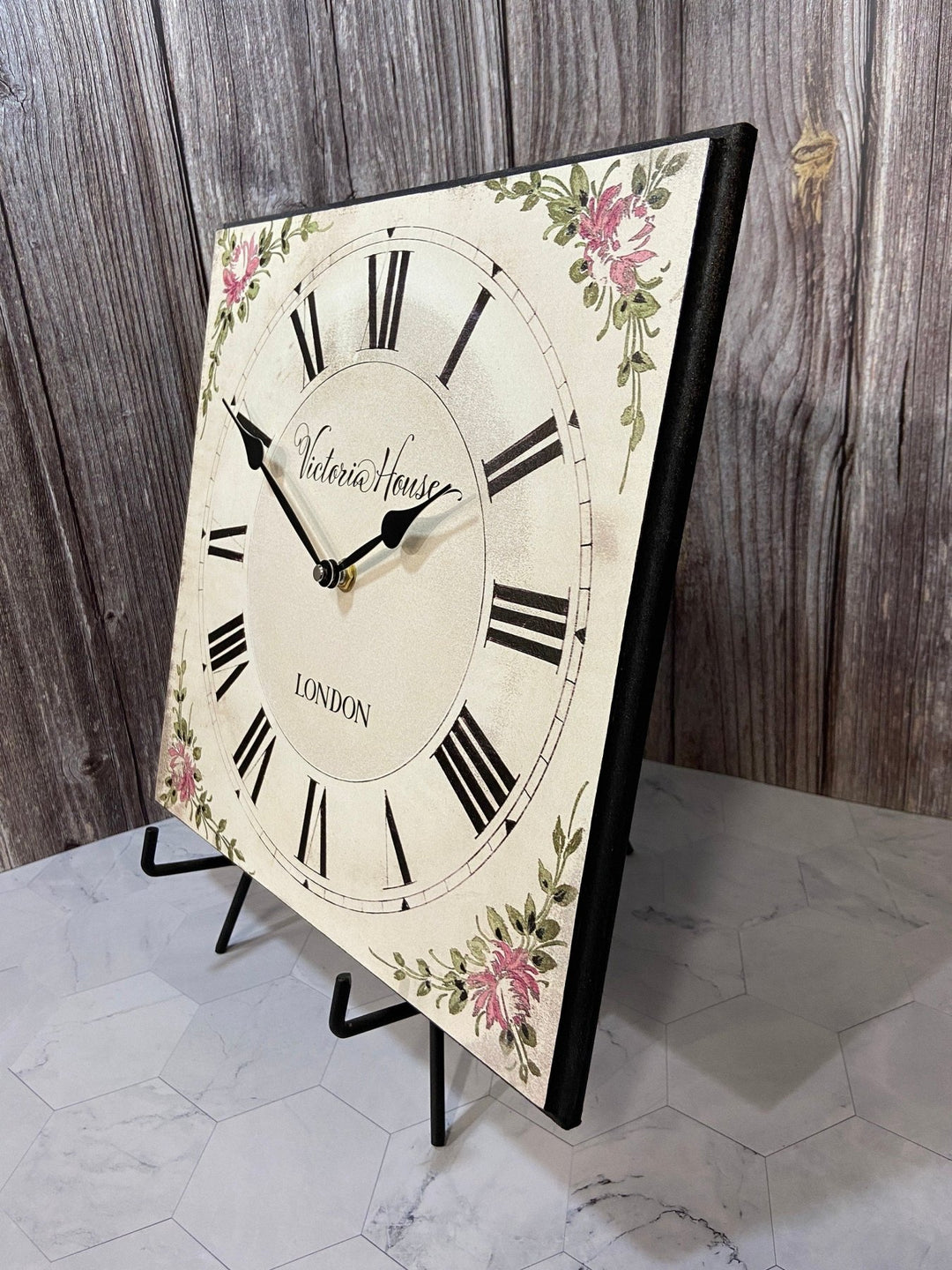 Victorian Square Wall Clock - CustomBigClocks