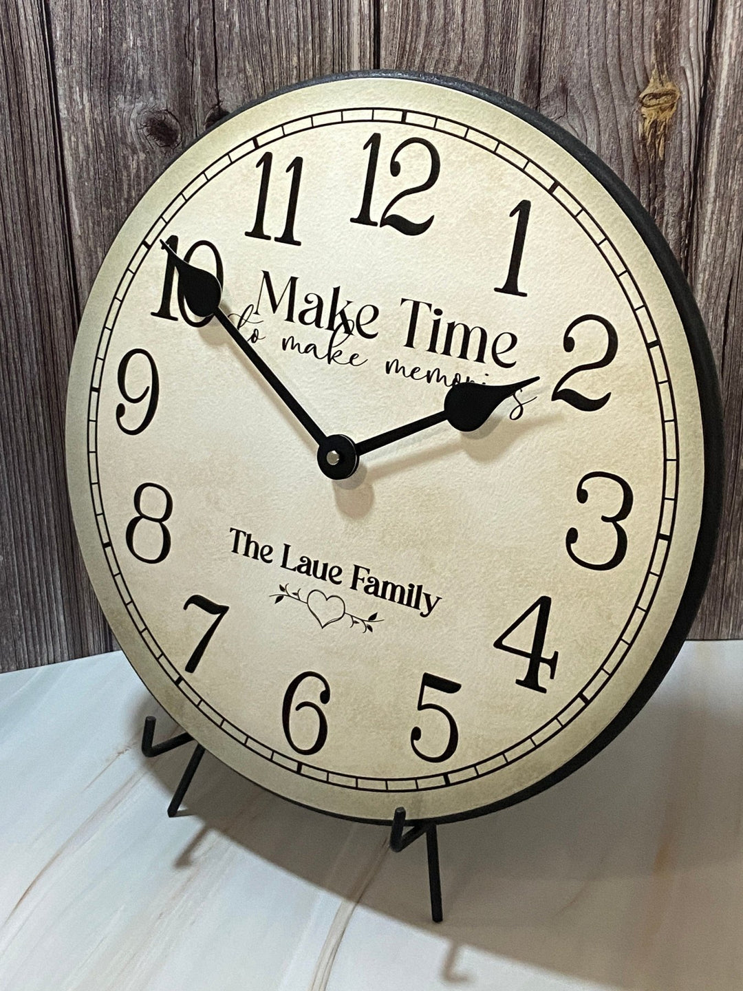 Make Time To Make Memories Wall Clock - CustomBigClocks