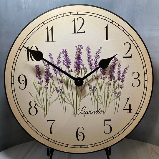 Lavender Pendulum Wall Clock - CustomBigClocks