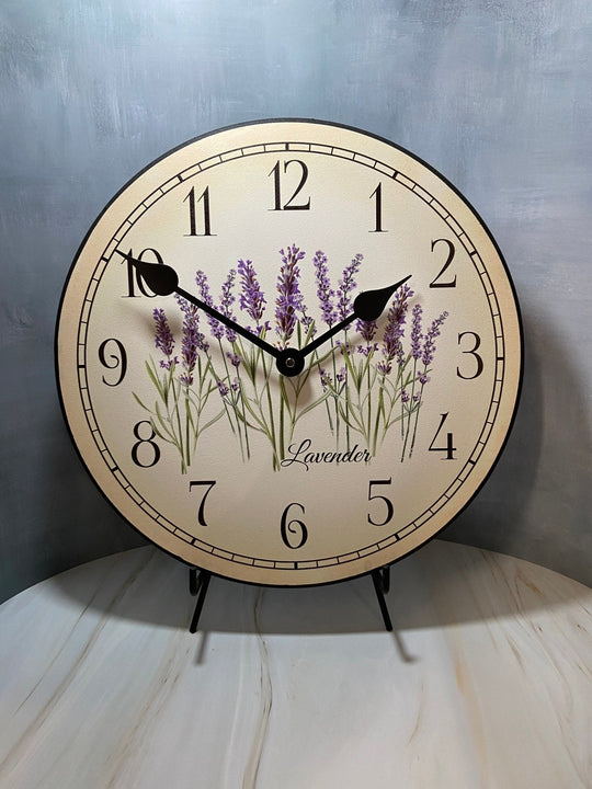 Lavender Pendulum Wall Clock - CustomBigClocks