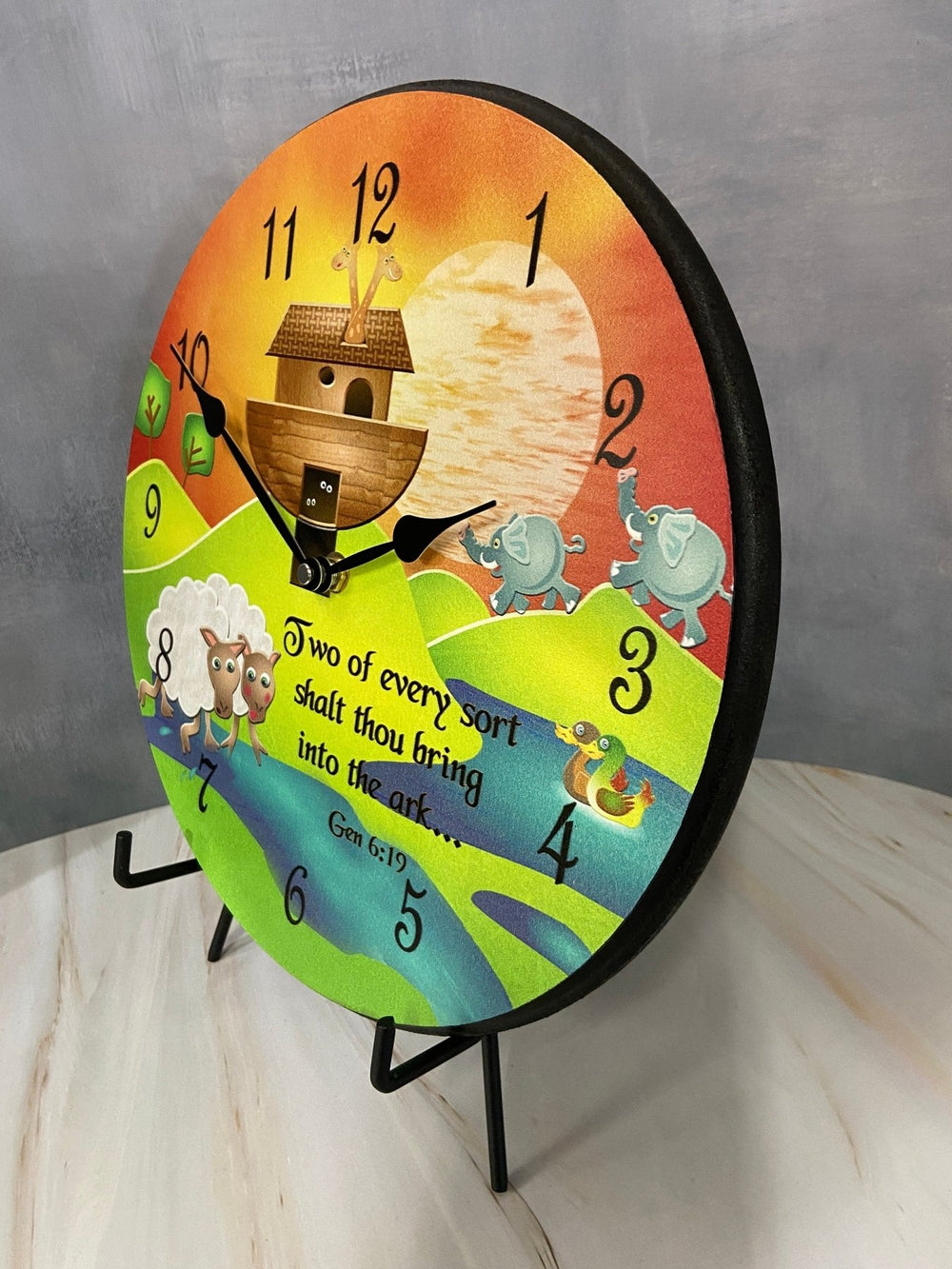Noah's Ark Wall Clock - CustomBigClocks