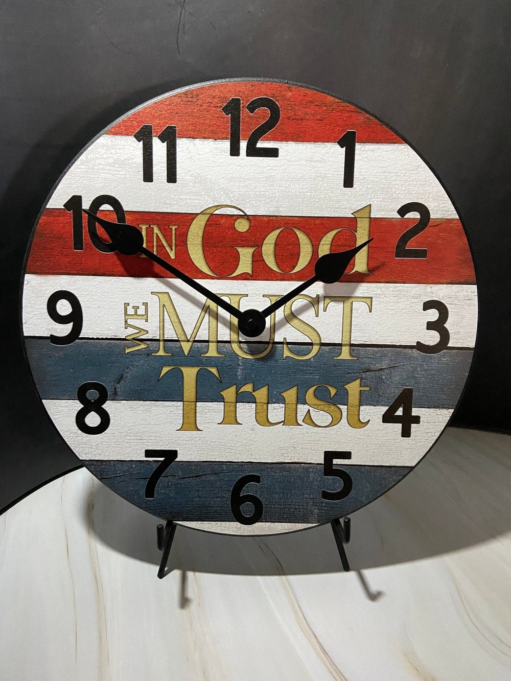In God We Must Trust Wall Clock - CustomBigClocks