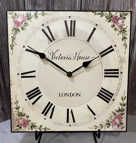 Victorian Square Wall Clock - CustomBigClocks