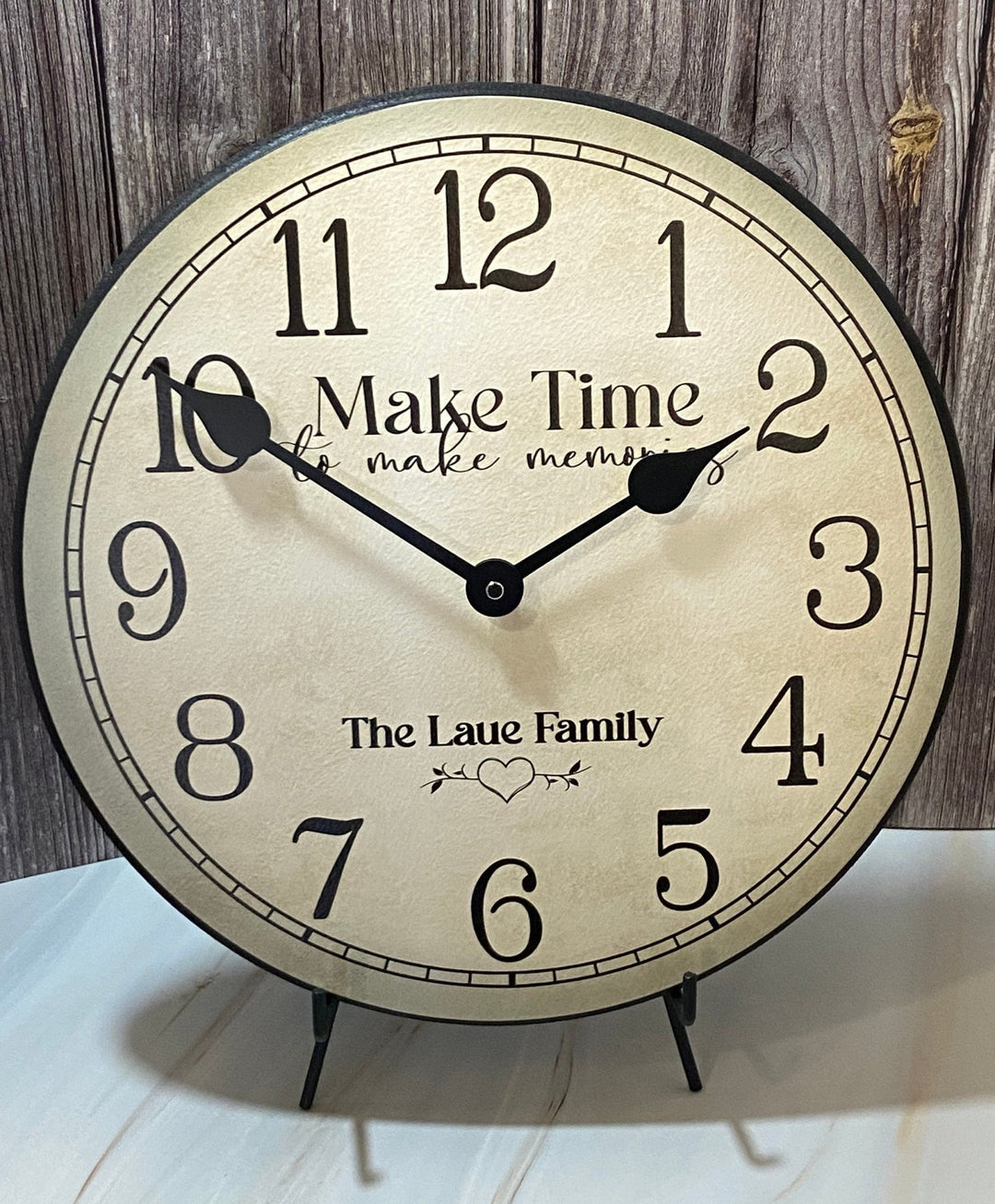 Make Time To Make Memories Wall Clock - CustomBigClocks