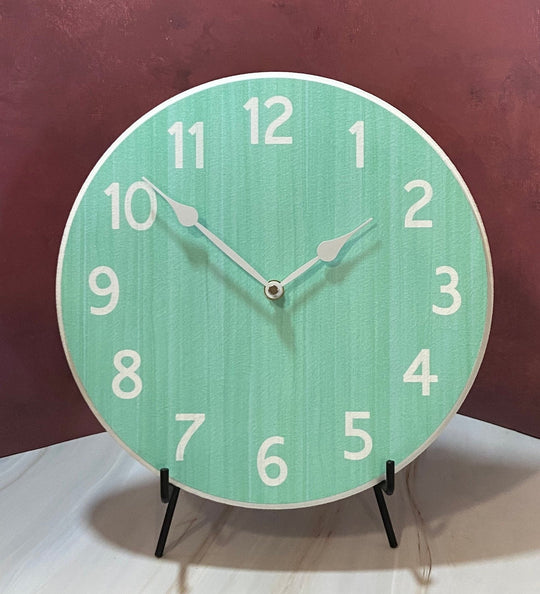 Organic Aqua Wall Clock - CustomBigClocks