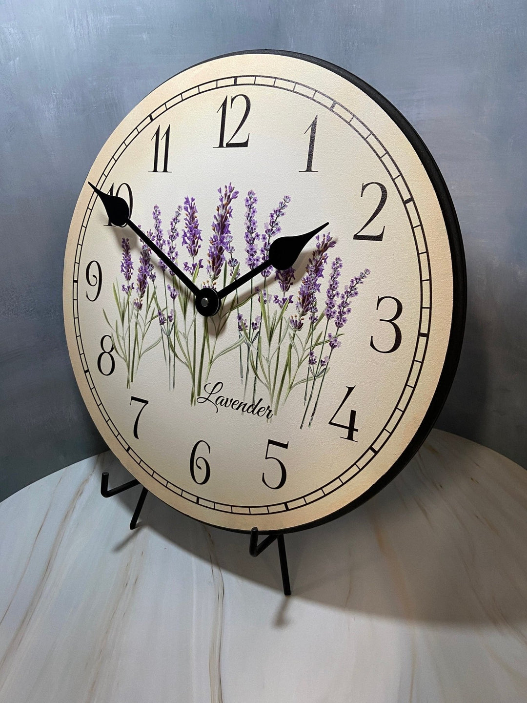 Lavender Pendulum Wall Clock - CustomBigClocks
