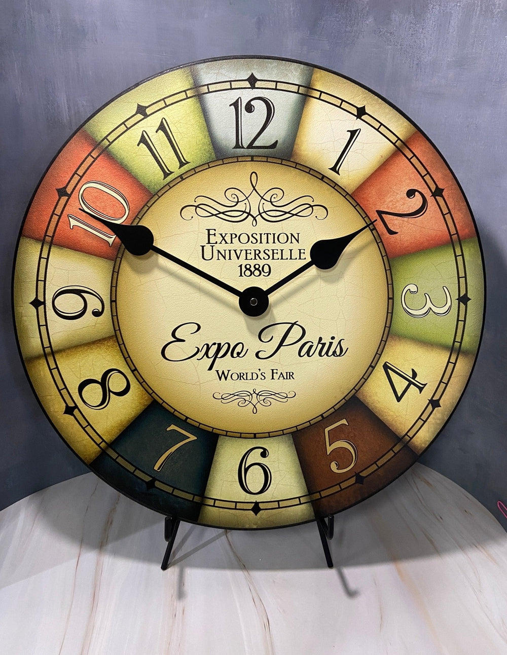 Paris World's Fair Wall Clock - CustomBigClocks