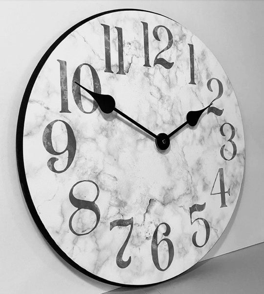 Marble Wall Clock - CustomBigClocks