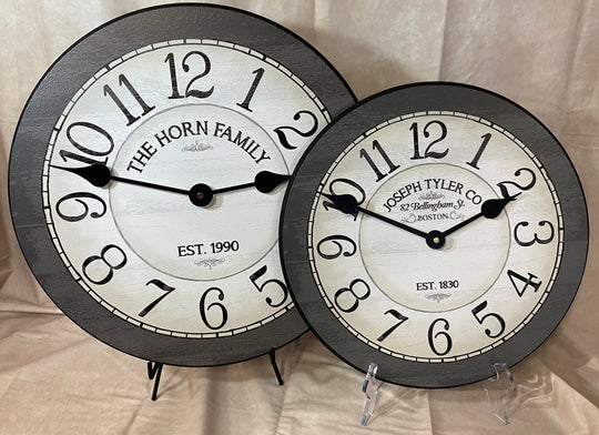Bellingham Gray Wall Clock - CustomBigClocks