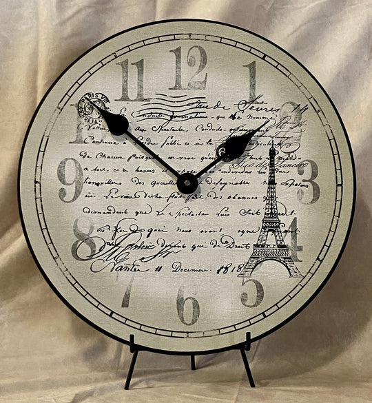 Memories Of Paris Wall Clock - CustomBigClocks