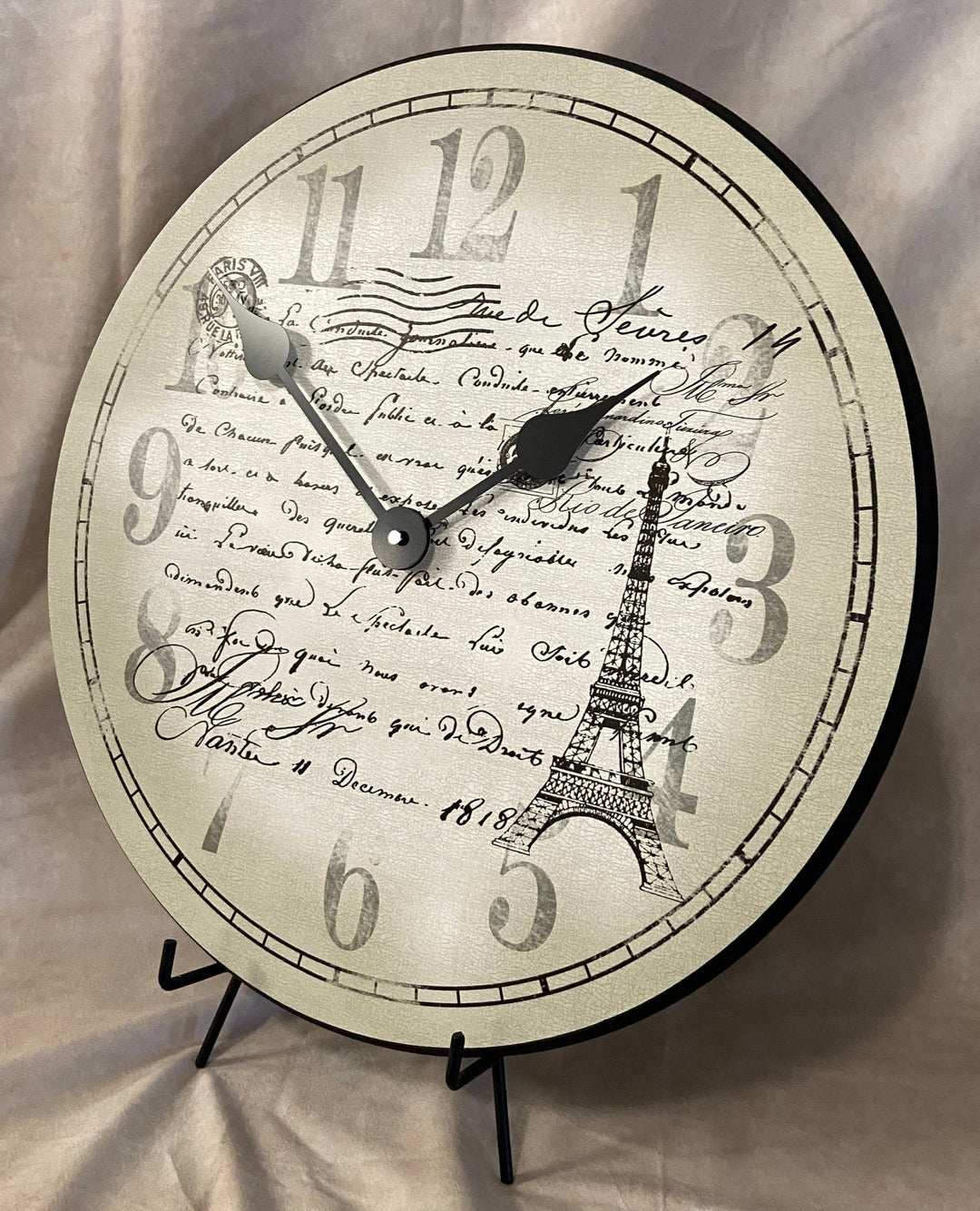 Memories Of Paris Wall Clock - CustomBigClocks