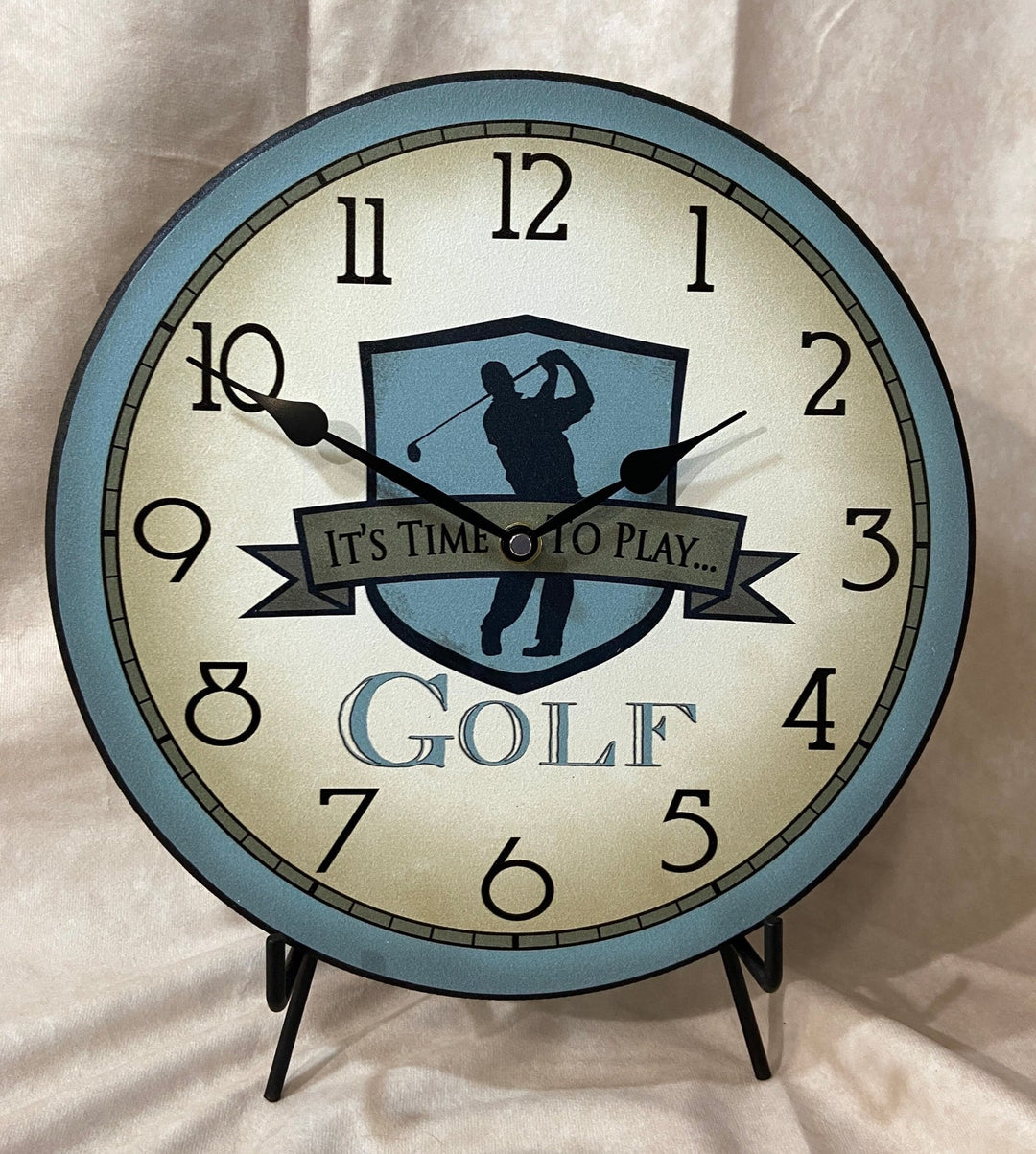 Blue Golf Wall Clock - CustomBigClocks