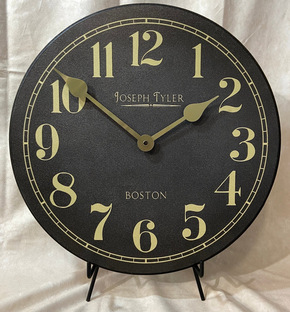 Gray & Gold Wall Clock - CustomBigClocks