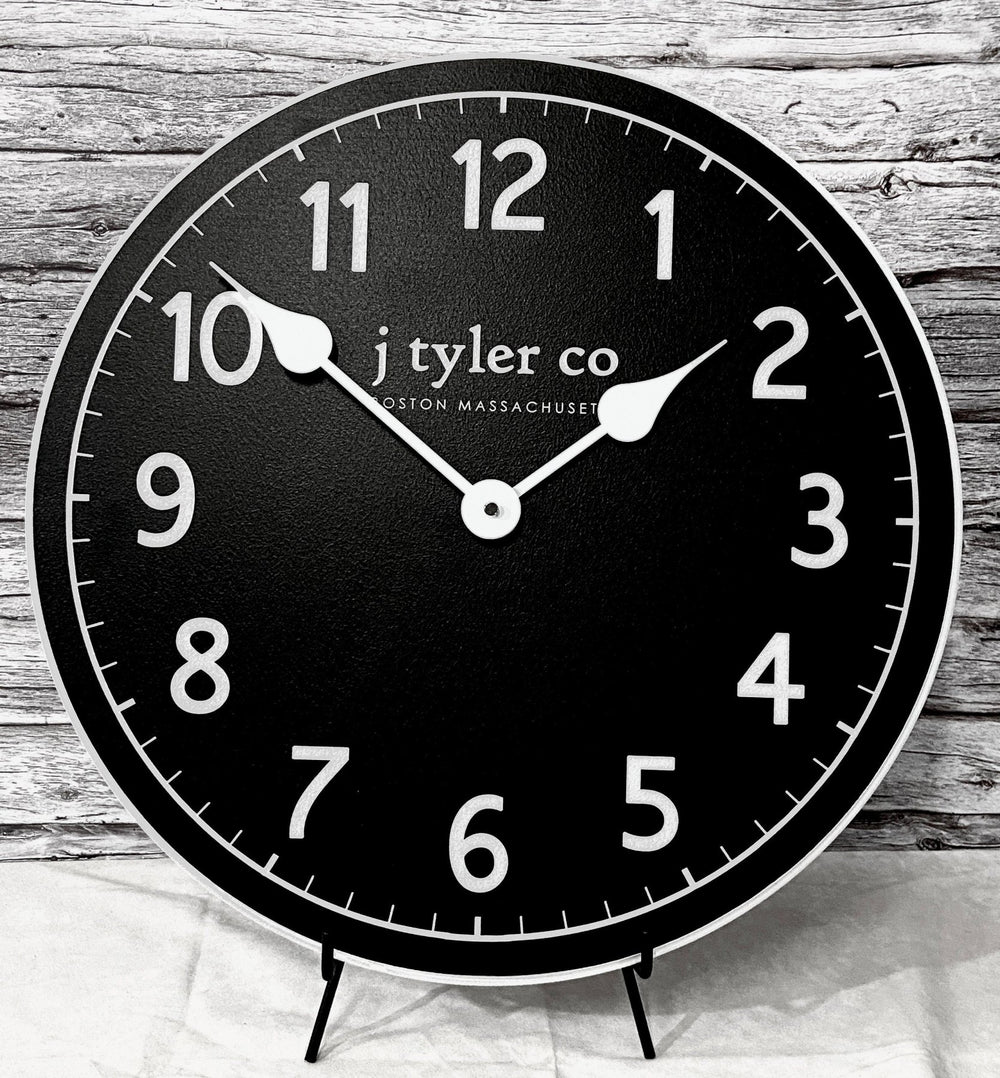 New Traditional Black Wall Clock - CustomBigClocks