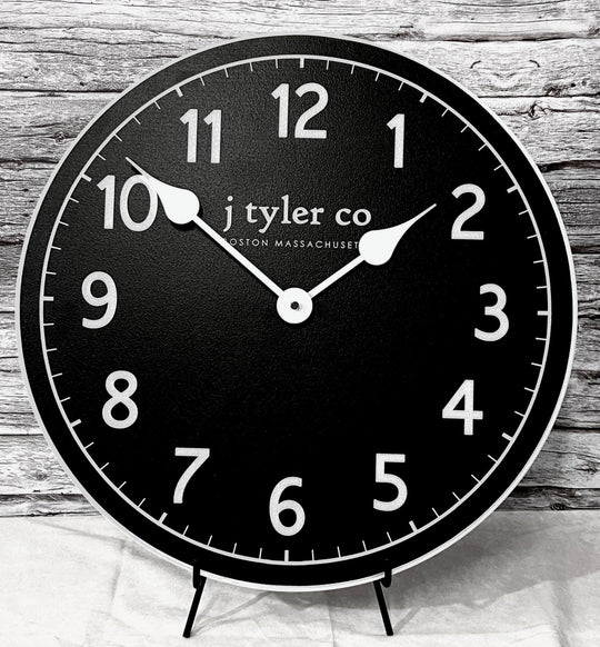 New Traditional Black Wall Clock - CustomBigClocks