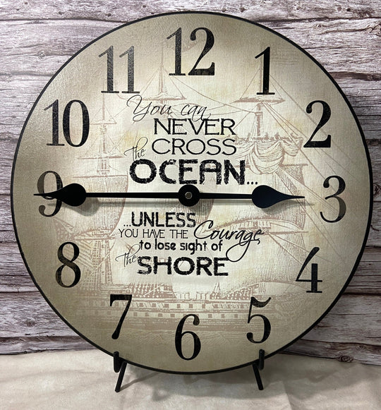 Courage Nautical Wall Clock - CustomBigClocks