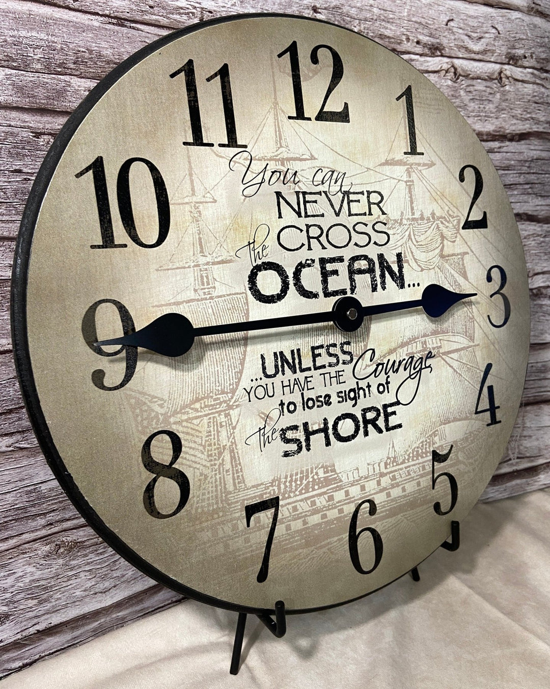 Courage Nautical Wall Clock - CustomBigClocks