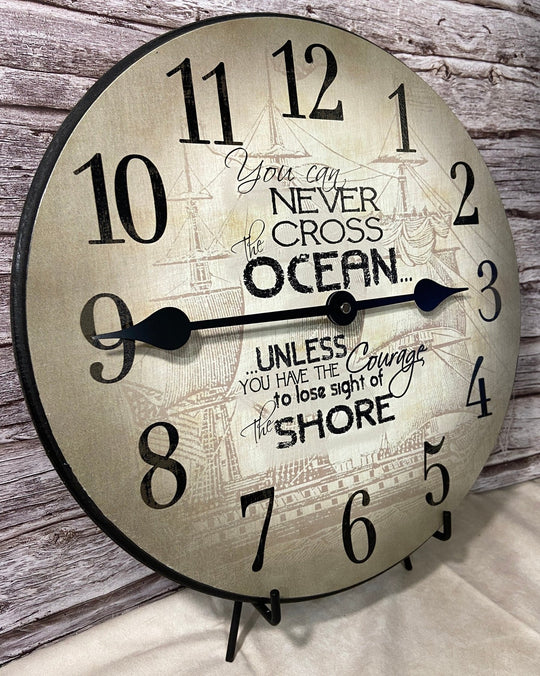 Courage Nautical Wall Clock - CustomBigClocks