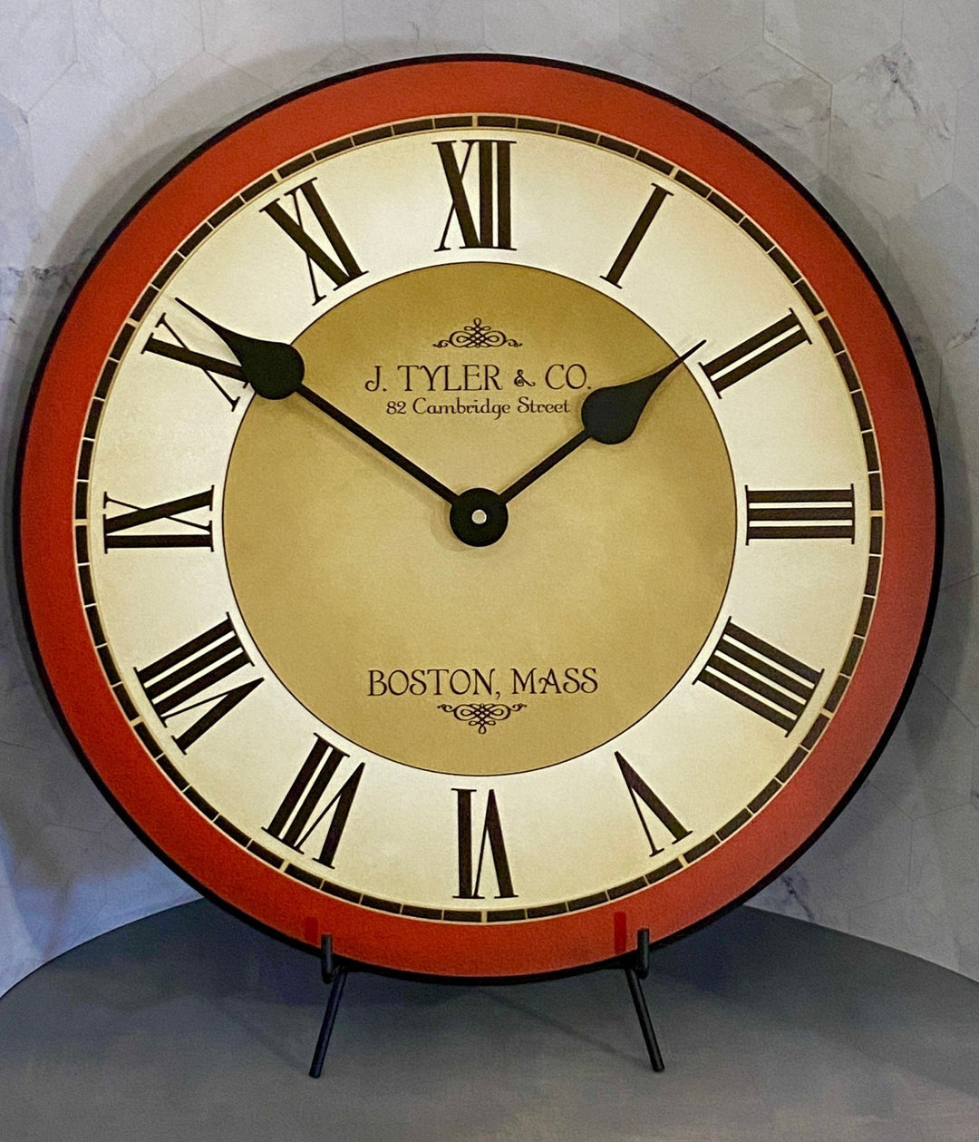 Galway Red Wall Clock - CustomBigClocks