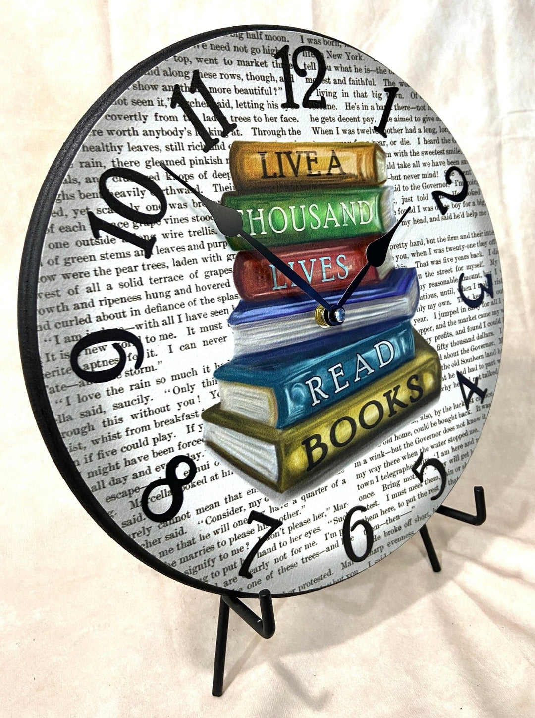 Library Wall Clock - CustomBigClocks