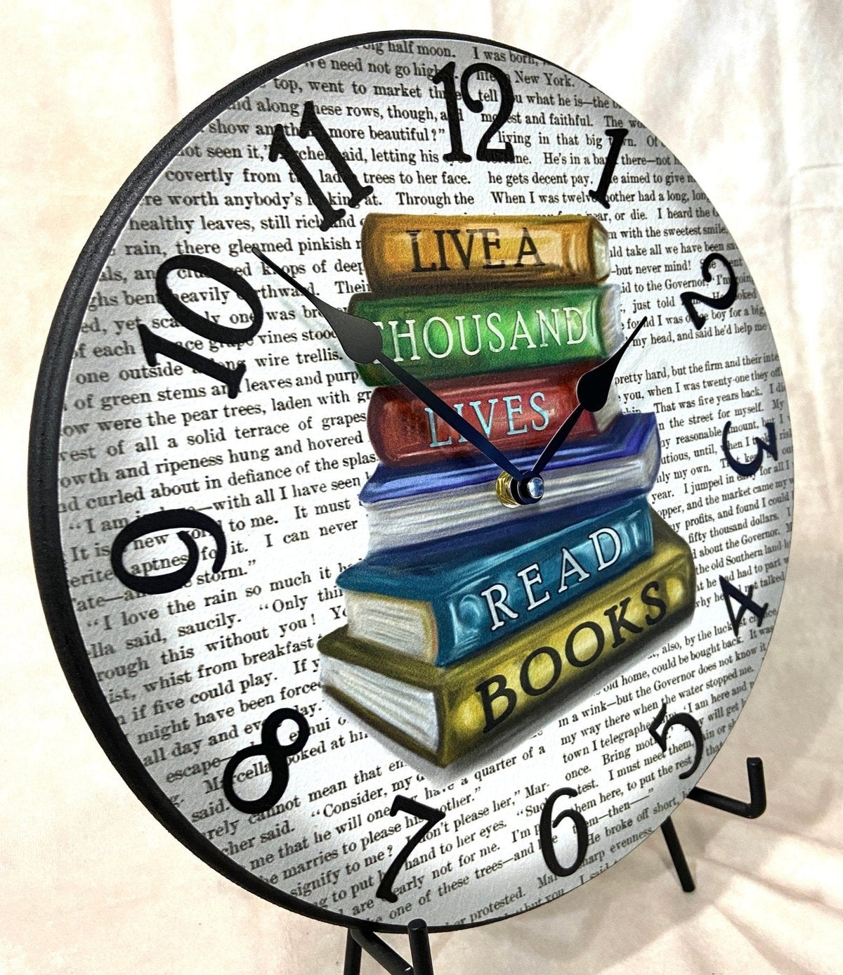 Library Wall Clock - CustomBigClocks