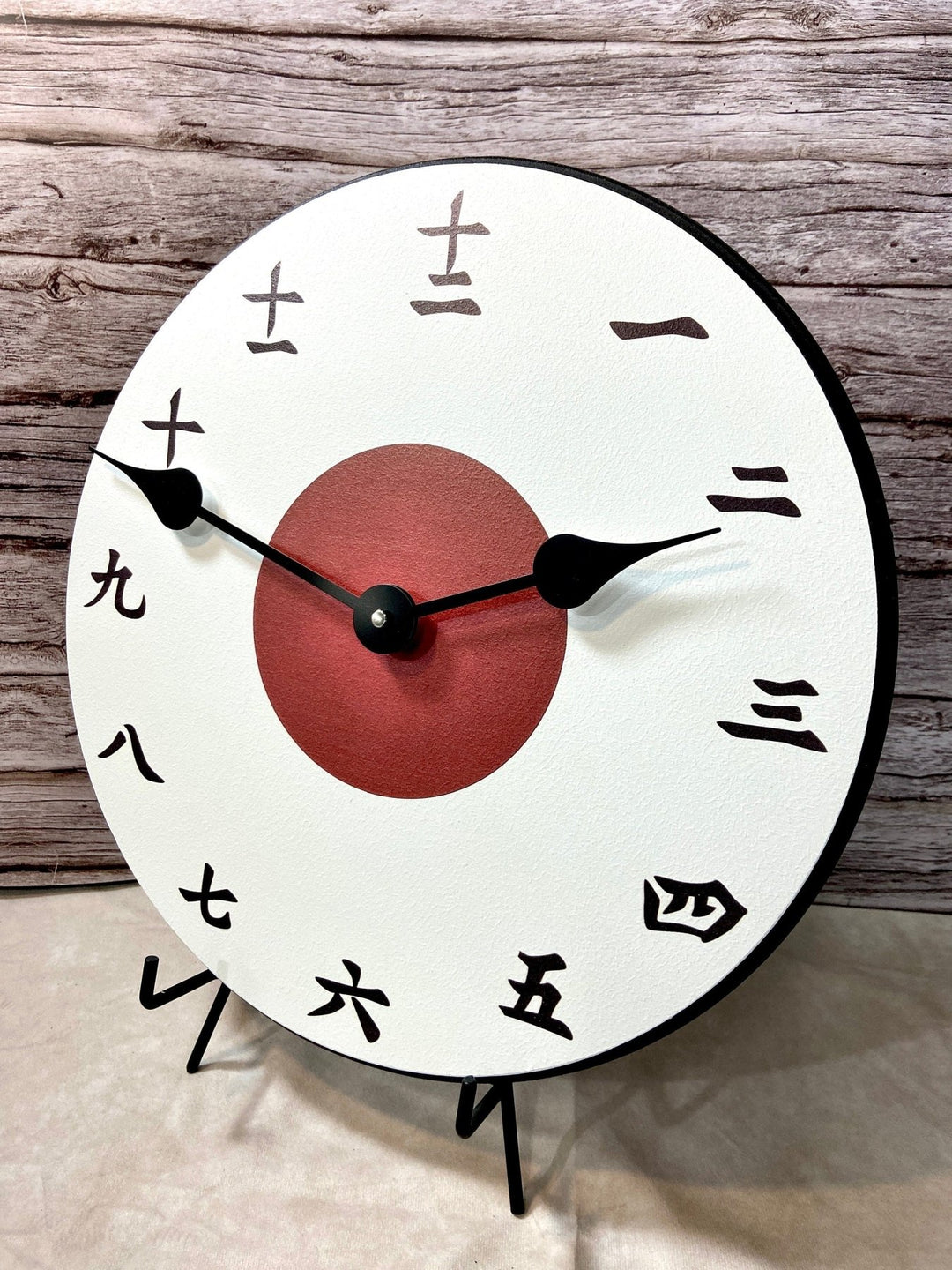 Kanji White Wall Clock - CustomBigClocks