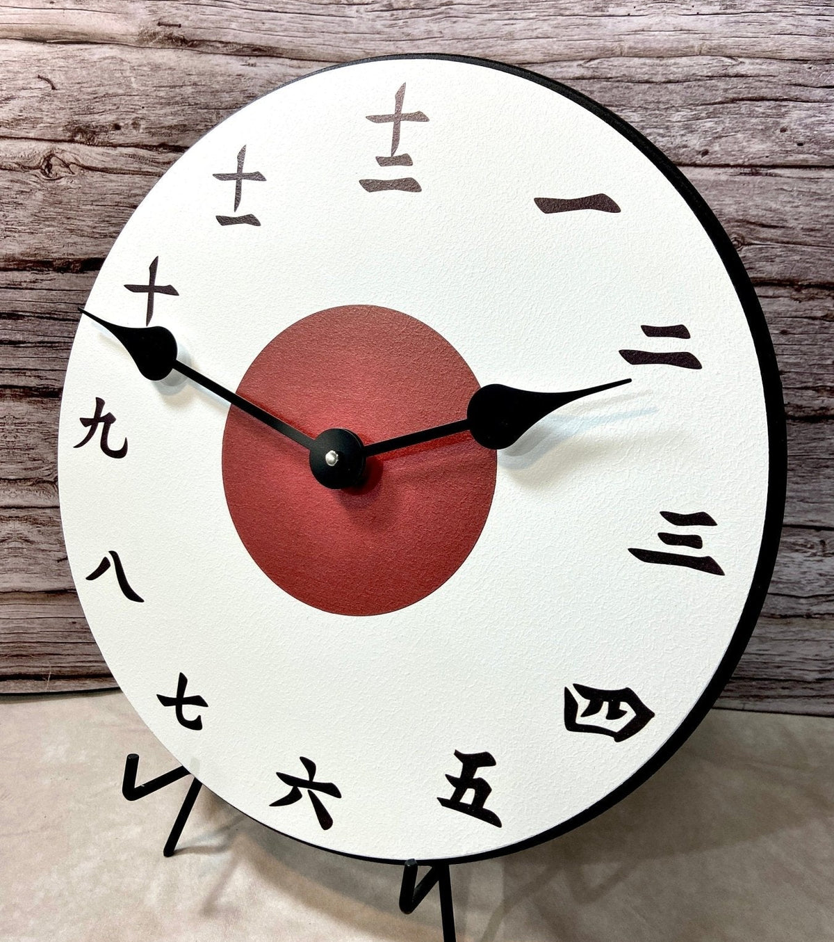 Kanji White Wall Clock - CustomBigClocks