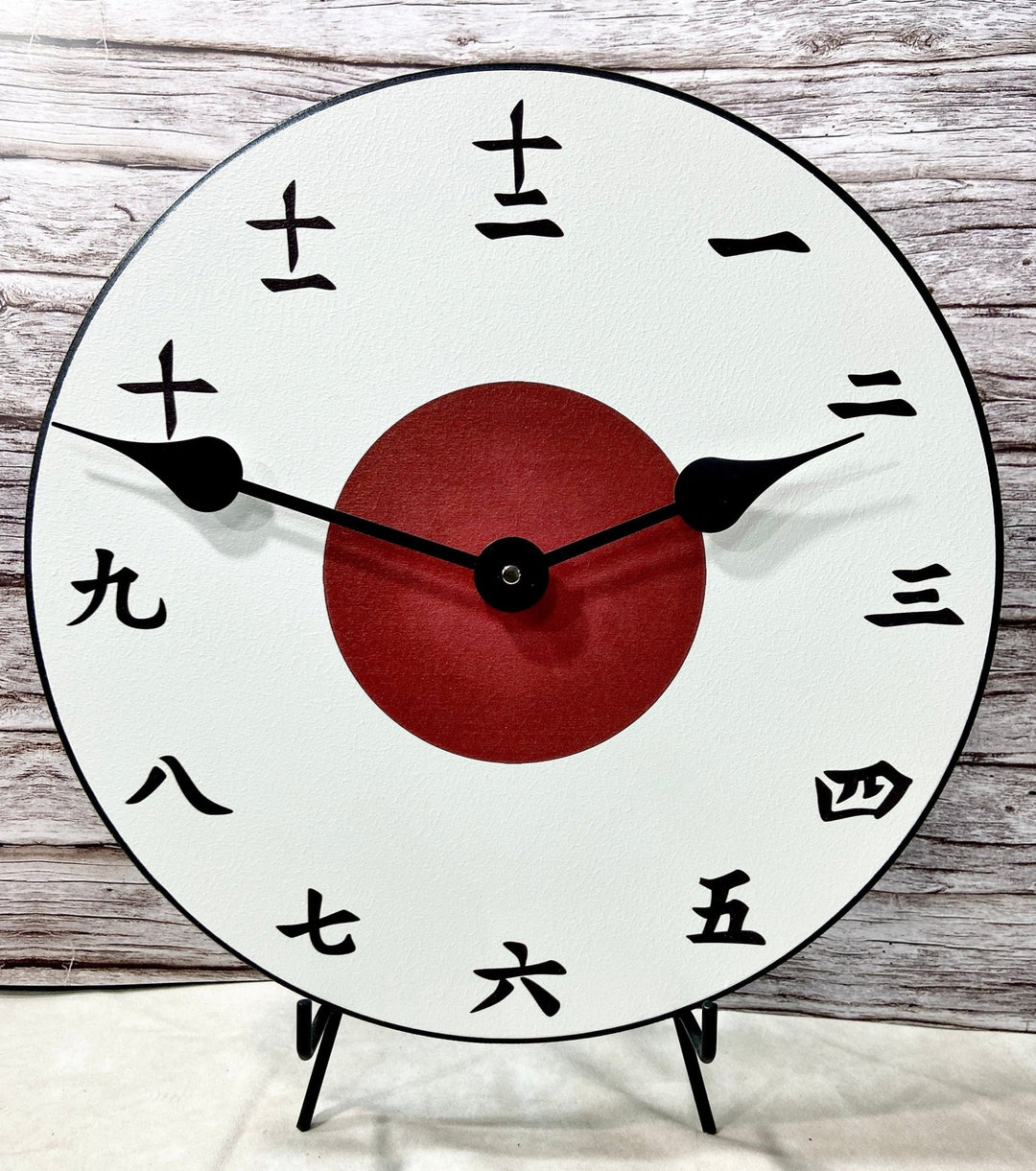 Kanji White Wall Clock - CustomBigClocks