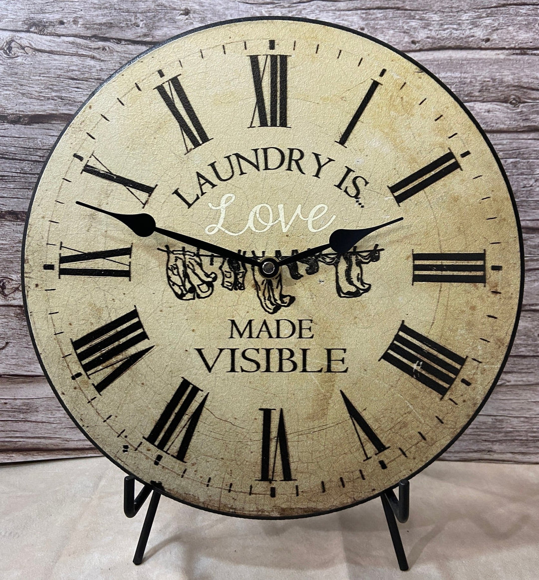 Laundry Is Love Wall Clock - CustomBigClocks