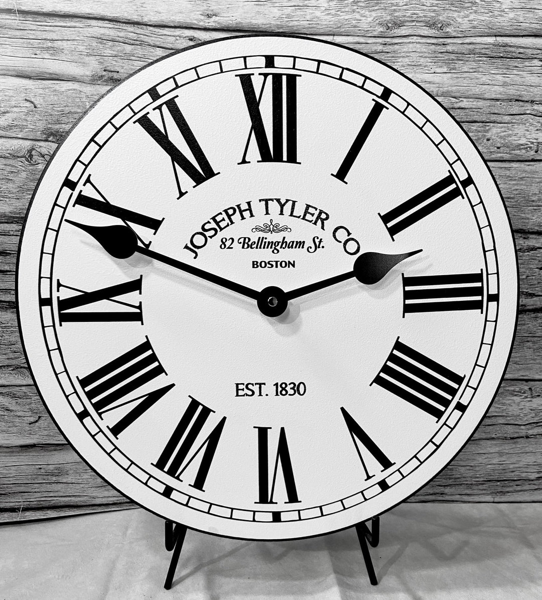 Hamilton White Wall Clock - CustomBigClocks