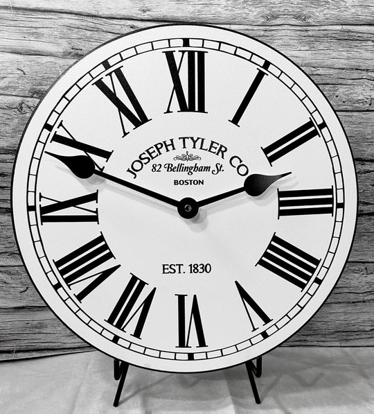 Hamilton White Wall Clock - CustomBigClocks