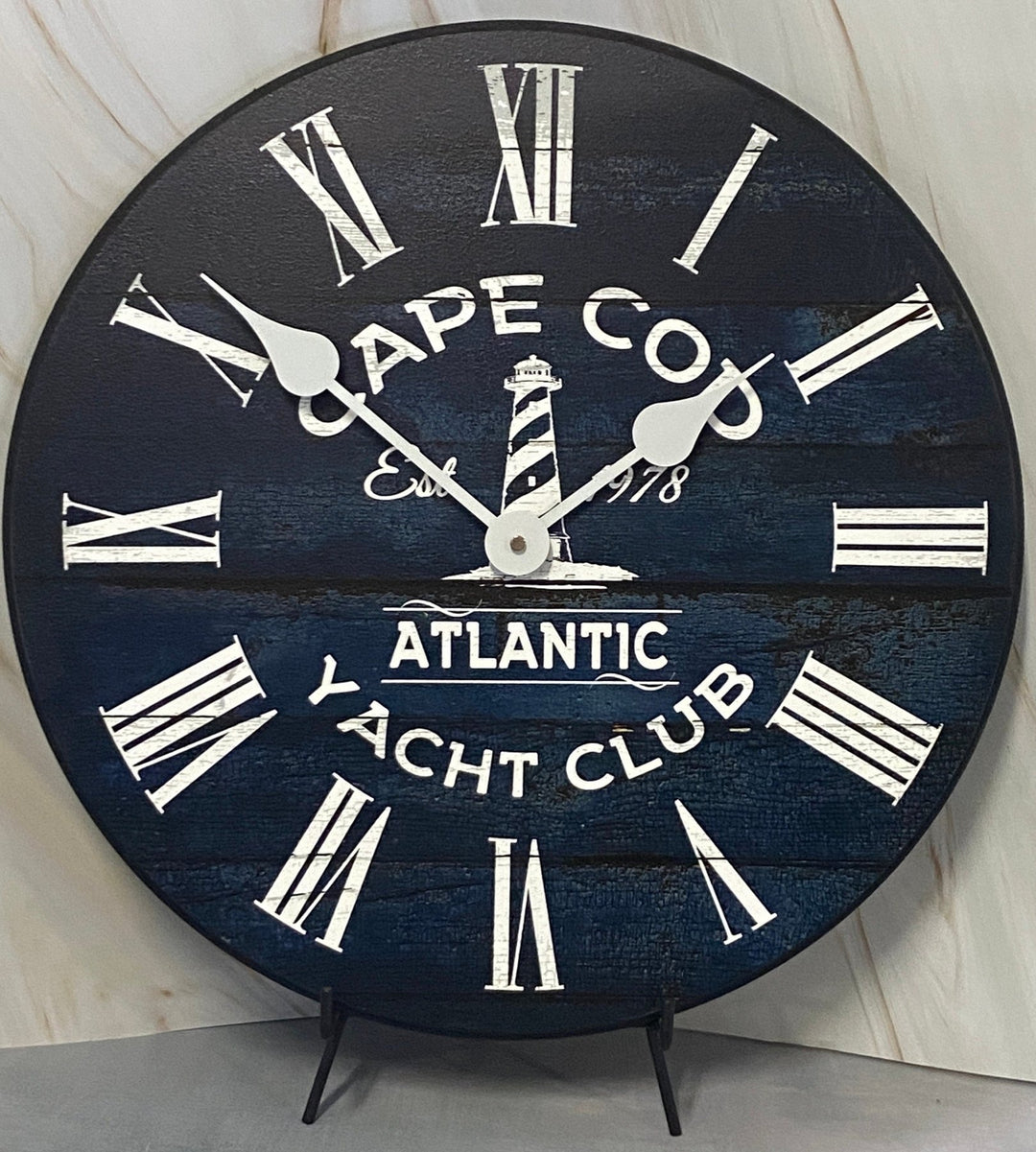 Personalized Yacht Club Clock - CustomBigClocks