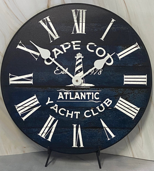 Personalized Yacht Club Clock - CustomBigClocks
