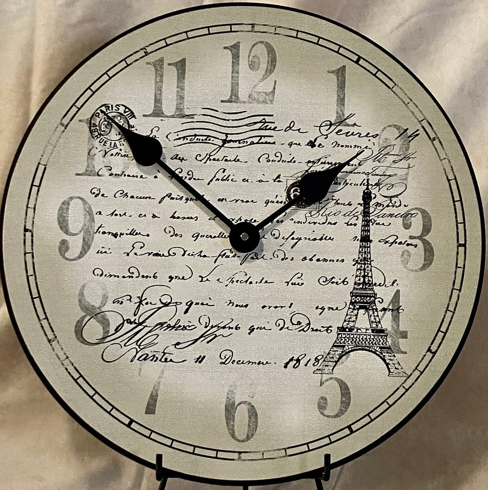 Memories Of Paris Wall Clock - CustomBigClocks