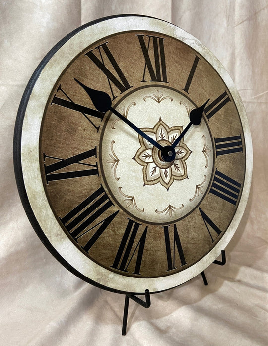 Charlotte Brown Wall Clock - CustomBigClocks