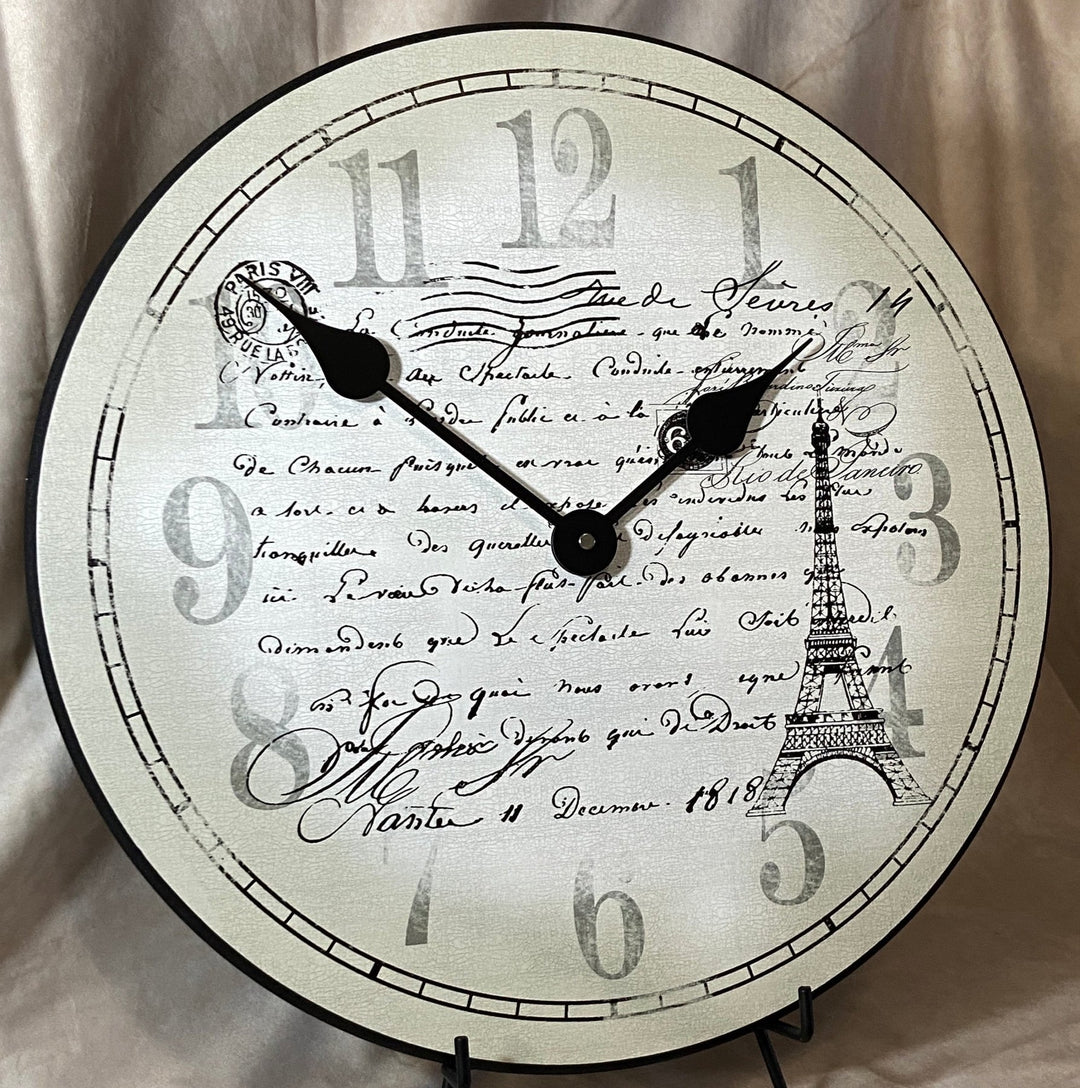Memories Of Paris Wall Clock - CustomBigClocks