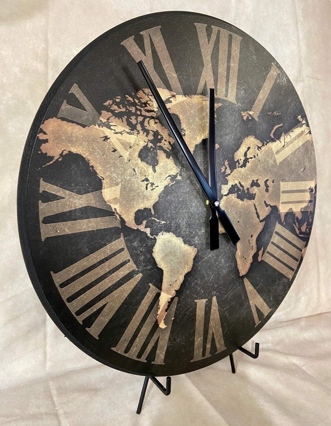Industrial Map Wall Clock - CustomBigClocks
