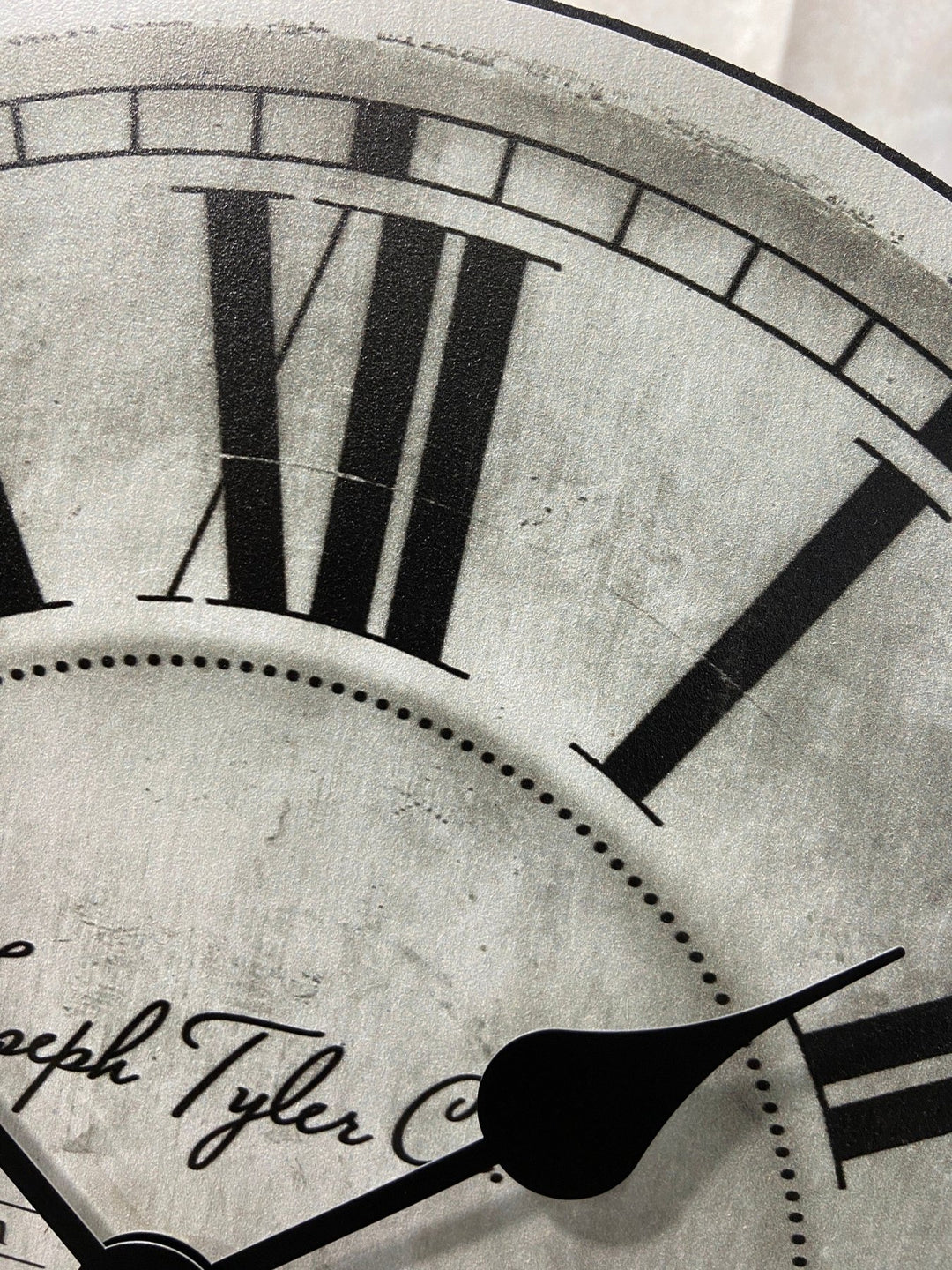 Parson Gray Wall Clock - CustomBigClocks