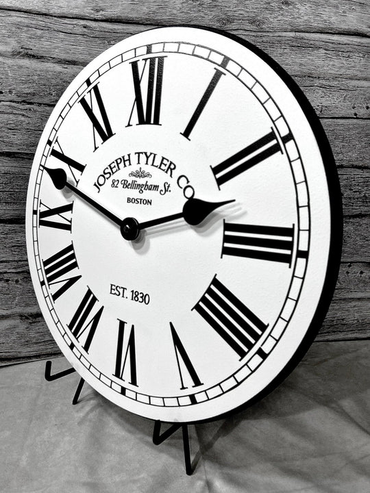 Hamilton White Wall Clock - CustomBigClocks