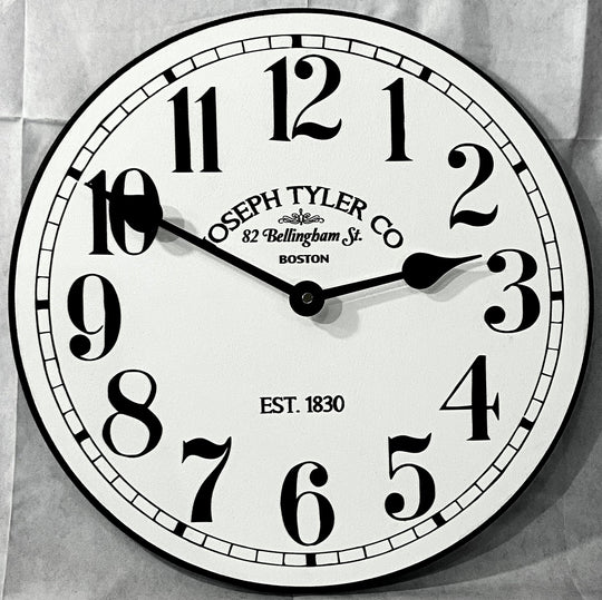 Hamilton White Wall Clock - CustomBigClocks