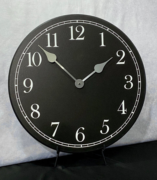 Jazzy Black Wall Clock - CustomBigClocks