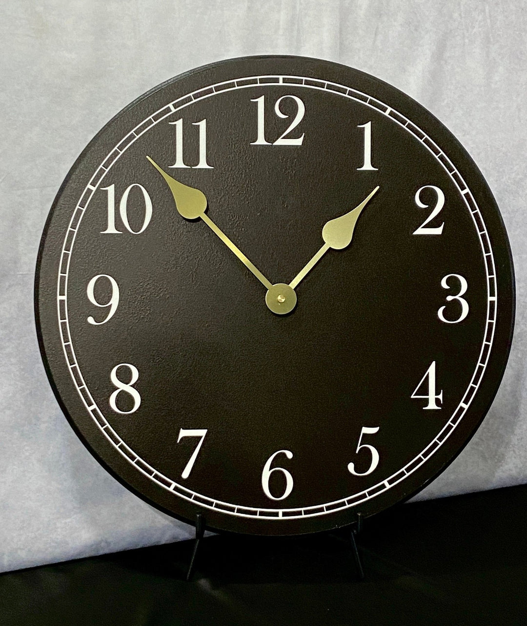 Jazzy Black Wall Clock - CustomBigClocks