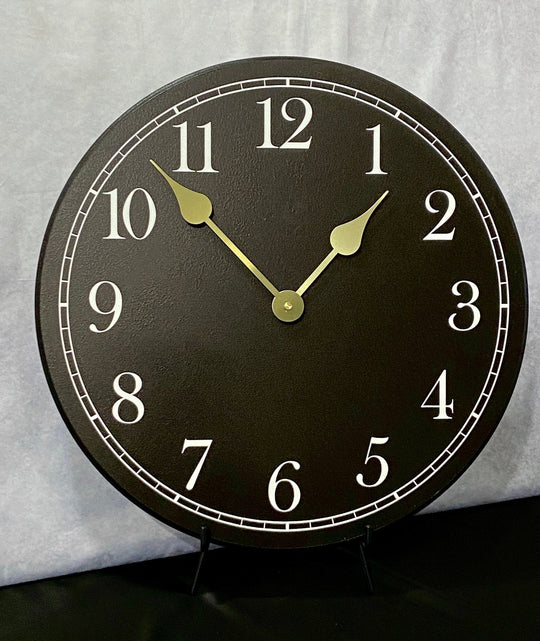 Jazzy Black Wall Clock - CustomBigClocks