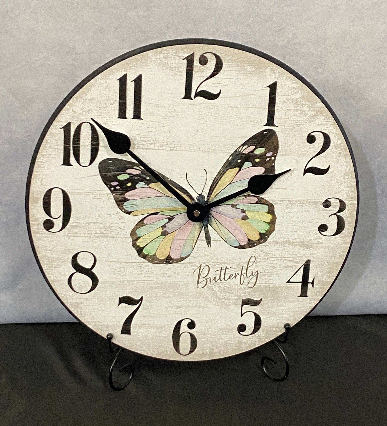 Butterfly Wall Clock - CustomBigClocks