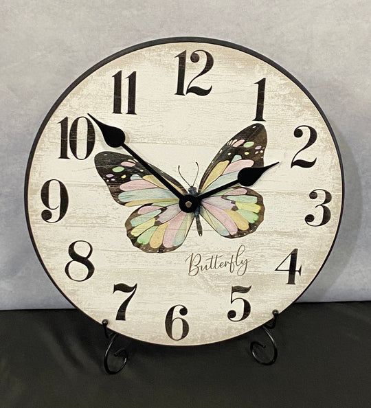 Butterfly Wall Clock - CustomBigClocks