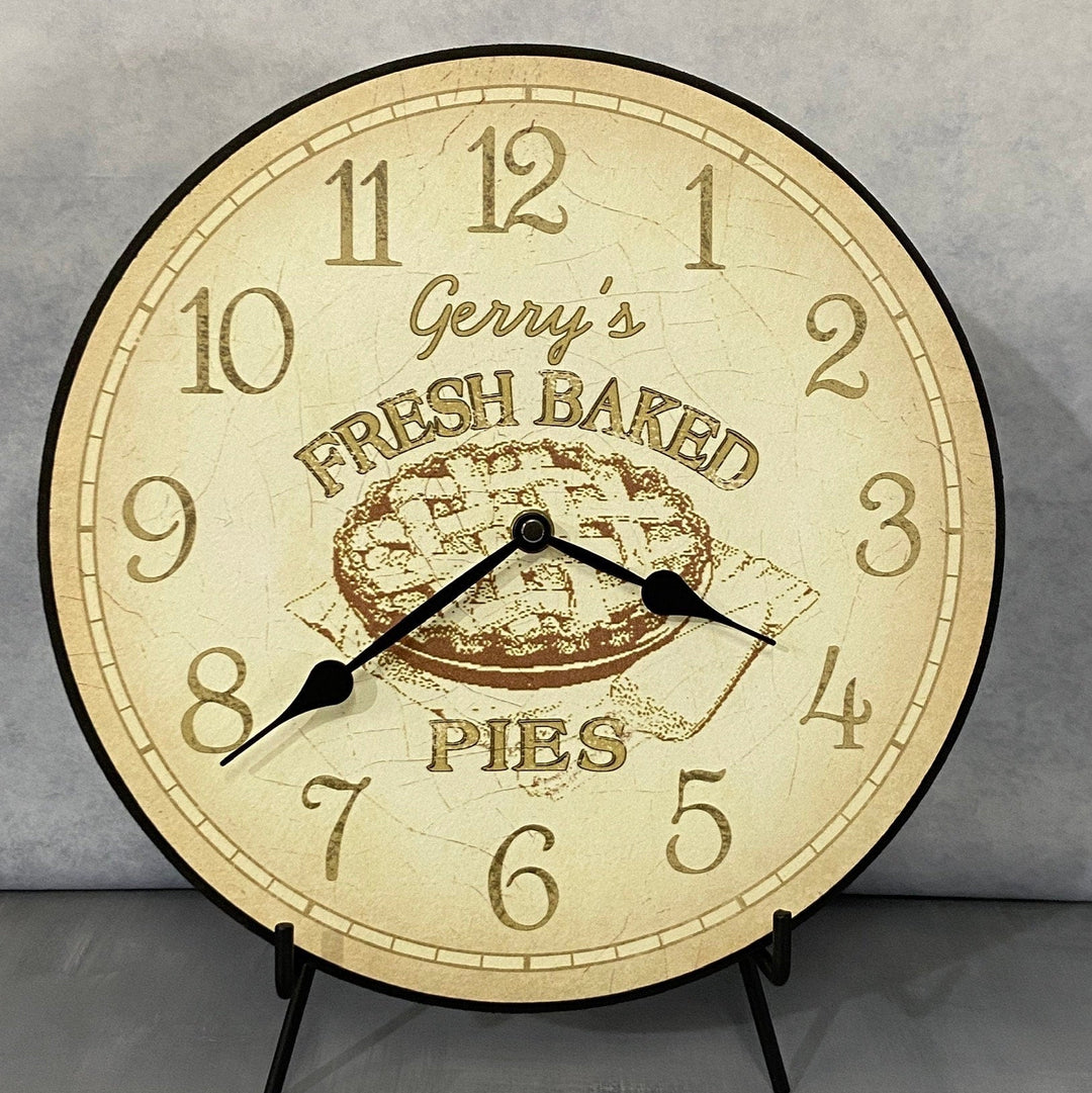 Personalized Pie Kitchen Wall Clock - CustomBigClocks